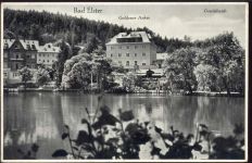 08645 O9933 Bad Elster um 1930/40 - Bad Elster, Goldener Anker, Gondelteich. AKU1