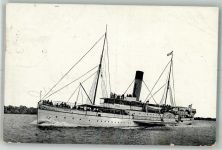 Stettin Szczecin Gebrauchsspuren S.S. Freia