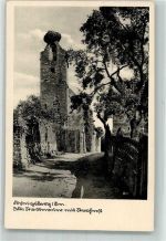 Königsberg Kaliningrad 1941 Foto AK Feldpost WK II flieger-ausbildungs- Rgt. 12 Alter Stadtturm mit Storchennest