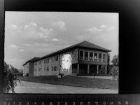 67574 W6522 Osthofen , Rheinhess GLASNEGATIV Goldbergschule