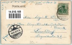45127 W4300 Essen , Ruhr 1907 - Blick auf die Krupp`sche Fabrik