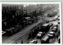 Wien 1. Bezirk, Innere Stadt Parade Umzug Auto Straßenbahn Ort handschriftlich Trachten Österreich Foto AK