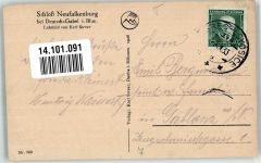 Jablone v Podjestedi Deutsch-Gabel 1933 Gebrauchsspuren Schloss Neufalkenburg