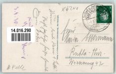 O6200 Bad Salzungen Landkarte aus der Vogelschau Felle, Eugen 1930