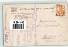 07778 O6904 Dornburg , Saale 1917 Künstlerkarte Goehte Schloss Gasthaus Schießhaus Wiedemanns Künstlerkarte