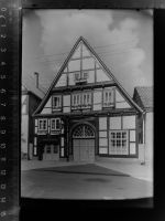 31737 W3260 Rinteln GLASNEGATIV Hotel Georg v. Weimar