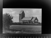 25938 W2270 Wyk auf Föhr GLASNEGATIV Kirche