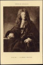 Gemälde, J.-H. Mansart, Museum Versailles,Braun & Cie,sign. Fr. de Troy AKU1 Gemälde um 1910/20