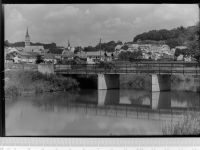 84347 W8340 Pfarrkirchen , Niederbay GLASNEGATIV Brücke