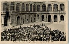 00100 Roma Rom 1913 Foto AK Audienz d. Trierer Rompilger beim hl. Vater 23. Okt. 1913