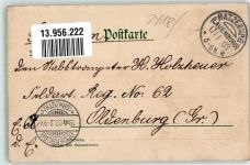 23909 W2418 Ratzeburg 1903 Gebrauchsspuren Hirsch Reh Jagdtiere