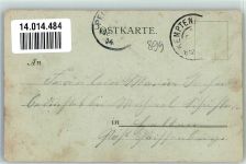 88131 W8990 Lindau Bodensee 1904 Lithographie Froschkonzert Diebestuirm m. Peterskirche