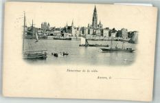 Antwerpen Anvers Foto AK Blick auf die Stadt