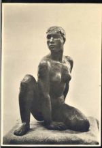 Hockende nackte Frau, Erotik,Rembrandt-Verlag,sign. Georg Kolbe AKU2 Skulptur 1931
