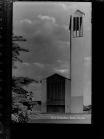 32105 W4902 Bad Salzuflen GLASNEGATIV Kath. Kirche