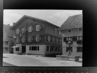 88171 W8999 Simmerberg GLASNEGATIV Gasthaus- Cafe "Rieser"