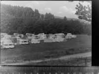 51674 W5276 Bielstein , Rheinl GLASNEGATIV Campingplatz