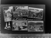 57334 W5928 Feudingen , Kr Wittgenstein GLASNEGATIV Pension Hanweg