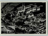 89611 W7937 Obermarchtal - Fliegeraufnahme Ehem. Kloster Klosterkirche Obermarchtal Gasthaus Marchtaler Hof