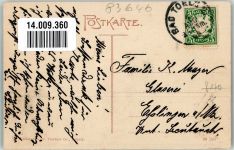 W8170 Bad Tölz Vogelschau Bad Tölz und Isartal Bayer. Alpen sign. Felle Felle, Eugen 1909 Künstlerkarte