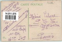 Konstantinopel Istanbul 1918 Foto AK Sophien-Moschee Briefmarke bildseitig