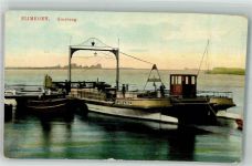 6503 Nijmegen 1914 Foto AK Fähre Gierbrug