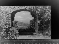 66849 W6790 Landstuhl GLASNEGATIV Blick zur Stadt und Bismarckturm