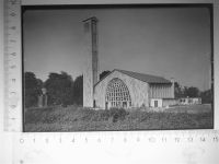 59269 W4720 Beckum , Westf SW-Dia (Kunststoff) KEINE AK Kirche