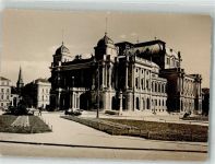 Zagreb 1955 Foto AK Nationaltheater