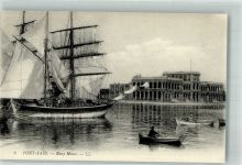 Port Said Foto AK Segelschiff Nava House