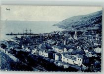 Senj Segna 1921 Foto AK Hafen