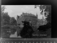 47652 W4179 Weeze GLASNEGATIV Schloss Wissen