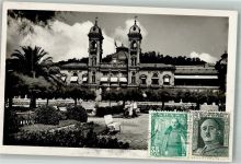 San Sebastian Donostia Foto AK Rathaus Marke bildseitig