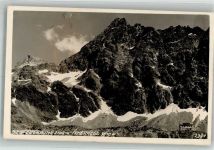 Neue Bielefelder Hütte 1927 Foto AK Hüttenstempel