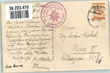 Neue Bielefelder Hütte 1927 Foto AK Hüttenstempel
