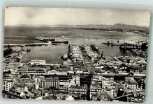 Alger Algier Foto AK Hafen
