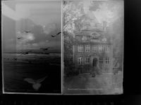 27472 W2190 Cuxhaven GLASNEGATIV Seestimmung, Schloss Ritzebüttel