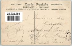 San Sebastian Donostia 1910 Foto AK Marke Bildseitig