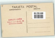 Saragossa Zaragoza Foto AK Denkmal los Sities Marke bildseitig