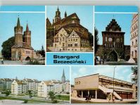 Stargard i.Pom. Stargard Szczecinski 1992 Foto AK Kirche Cafe