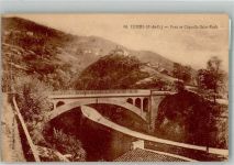 63300 Thiers 1930 Foto AK Pont et Chapelle Saint-Roch