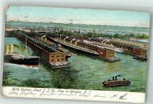 Trenton 1906 Foto AK Hafen North German Lloyd S.S.Co. Piers Hoboken