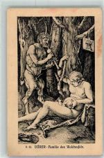 Familie des Waldteufels Dürer, A. Künstlerkarte