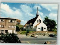 Oostduinkerke 1970 Foto AK Kirche Notre Dame Auto