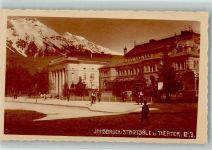 6020 Innsbruck Foto AK Stadtsäle Theater