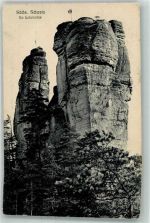01824 O8324 Rathen Kurort , Sachs 1920 - Die Lokomotive Felsen Sächsische Schweiz