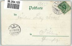 50667 W5021 Köln Altstadt-Nord 103 1899 Gebrauchsspuren Lithographie Bahnhof