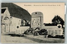 22700 Perros-Guirec Foto AK Kriegerdenkmal Kirche