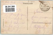 Leuven Louvain / Löwen 1917 Foto AK Feldpost WK I Rue de la Station
