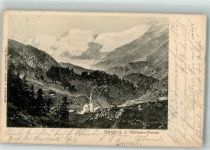6450 Gurgl 1903 Foto AK Kirche